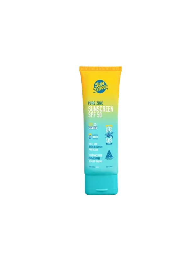 Sun Zapper Pure Zinc Sunscreen SPF50 100g