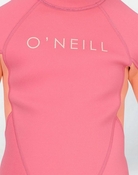 O'Neill Girls Toddler Reactor Back Zip Short Sleeve Spring Suit 2mm