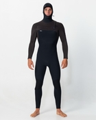O'Neill Hyperfreak Hooded 5x4+mm Wetsuit Chest Zip