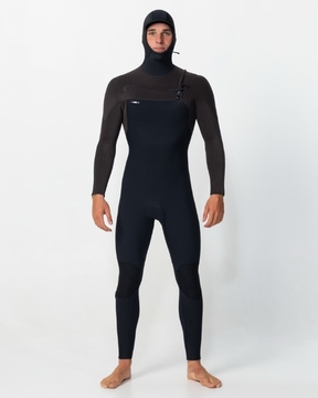 O'Neill Hyperfreak Hooded 5x4+mm Wetsuit Chest Zip-wetsuits-HYDRO SURF