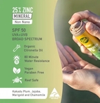 Sun Zapper Pure Zinc ANTI MOZZIE Pump SPF50