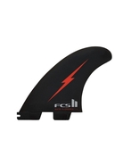 FCS II Nathan Florence PC Tri Fins Red Bolt 