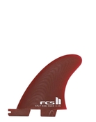 FCSII Split Keel PG Quad Fins Rust