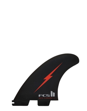 FCS II Nathan Florence PC Tri Fins Red Bolt -surfboard-fins-HYDRO SURF